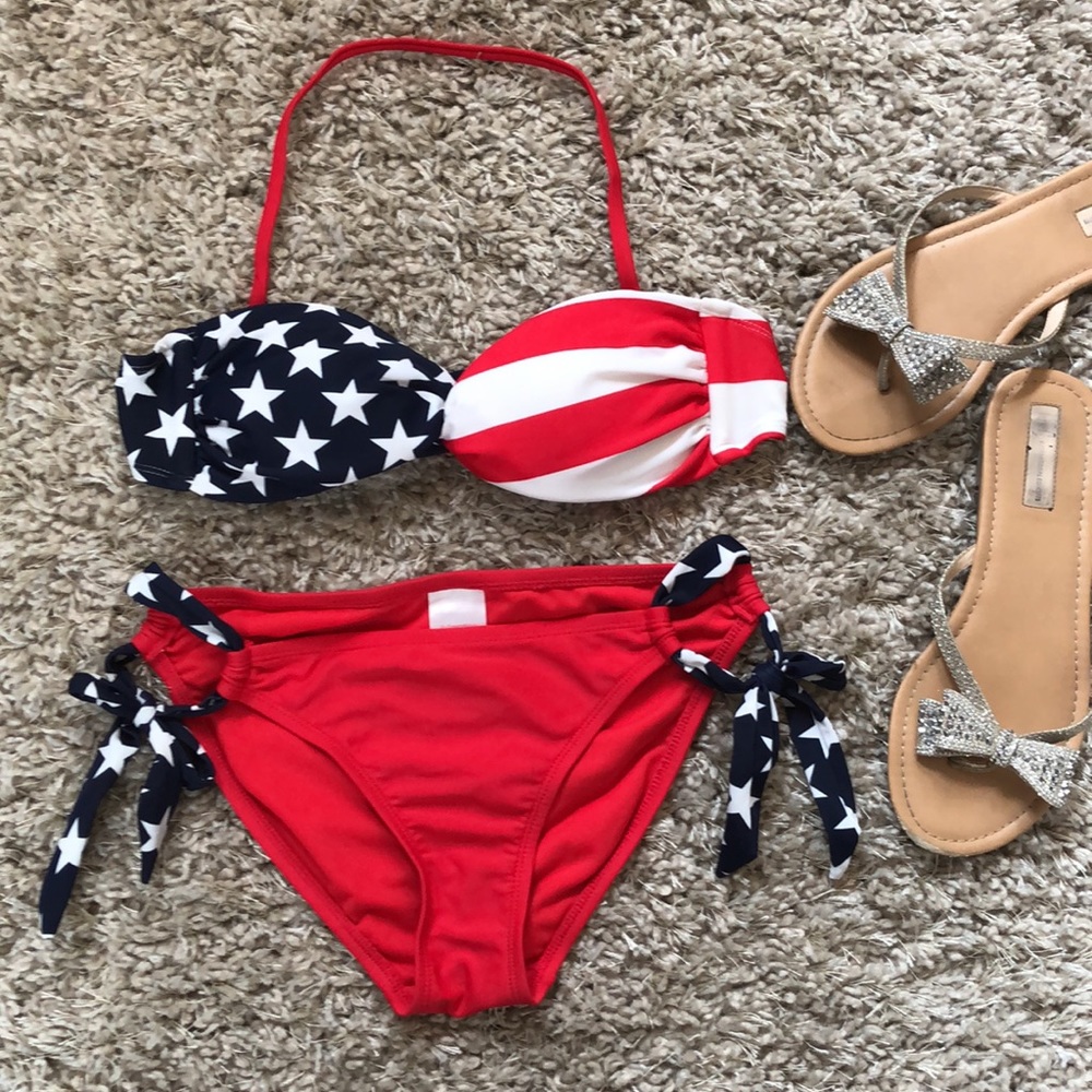Xhilaration - American Flag Bikini